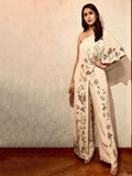 RI-Ritu-Kumar-Beige-Floral-One-Shoulder-Jumpsuit-Complete-View