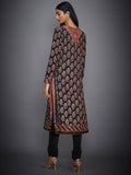 RI-Ritu-Kumar-Black-And-Rust-Embroidered-Suit-Set-Back