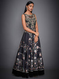 RI-Ritu-Kumar-Black-Embroidered-Floral-Gown-Side-View2