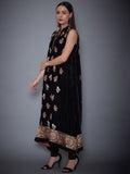 RI-Ritu-Kumar-Black-Embroidered-Velvet-Suit-Set-Side-View1