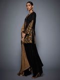 RI-Ritu-Kumar-Black-Gold-Embroidered-Velvet-Suit-Set-Side-View1