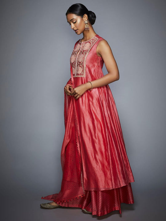 RI-Ritu-Kumar-Coral-Embroidered-Anarkali-Suit-Side-View2