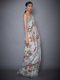 RI-Ritu-Kumar-Ecru-And-Black-Floral-Saree-with-Stitched-Blouse-Side-View2