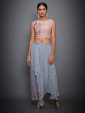 RI-Ritu-Kumar-Grey-Pink-Floral-Draped-Ensemble-Front-View