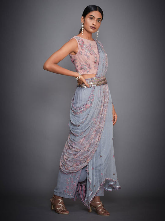 RI-Ritu-Kumar-Grey-Pink-Floral-Draped-Ensemble-Side-View2