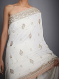 RI-Ritu-Kumar-Ivory-Silk-Embroidered-Saree-With-Unstitched-Blouse-Closeup