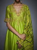 RI-Ritu-Kumar-Lime-Green-Floral-Embroidered-Anarkali-Suit-CloseUp
