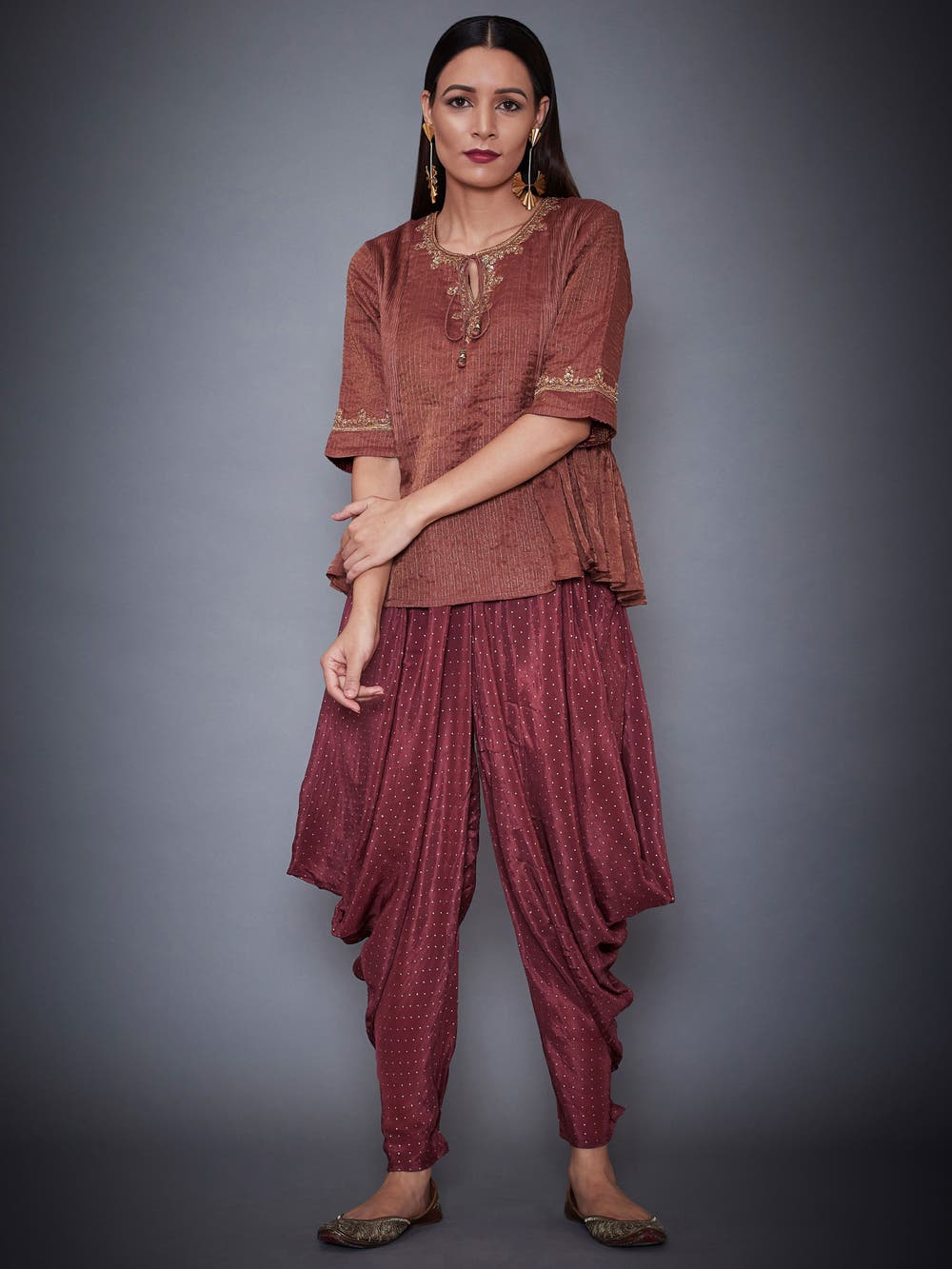 New Designer Pakistani Dhoti Salwar with Kurti