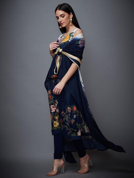 RI-Ritu-Kumar-Off-White-And-Indigo-Floral-Ombre-Suit-Set-Side-View2
