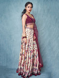 RI-Ritu-Kumar-Off-White-And-Prune-Ikat-Lehenga-Set-Complete-View