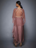 RI-Ritu-Kumar-Old-Rose-Embroidered-Gown-Back
