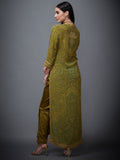 RI-Ritu-Kumar-Olive-Green-And-Mustard-Paisley-Suit-Set-Back