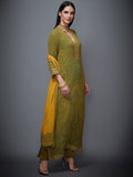 RI-Ritu-Kumar-Olive-Green-And-Mustard-Paisley-Suit-Set-Side-View1