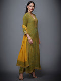RI-Ritu-Kumar-Olive-Green-And-Mustard-Paisley-Suit-Set-Side-View3