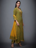 RI-Ritu-Kumar-Olive-Green-And-Mustard-Paisley-Suit-Set-Side-View3