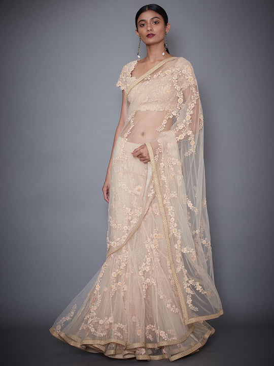 RI-Ritu-Kumar-Peach-Embroidered-Saree-With-Stitched-Blouse-Complete-View