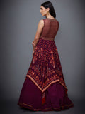 RI-Ritu-Kumar-Prune-Ikat-Dress-Back