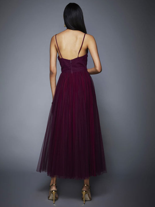 RI-Ritu-Kumar-Prune-Velvet-Dress-with-Embroidered-Jacket-Back