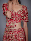 RI-Ritu-Kumar-Red-And-Gold-Hand-Embroidered-Lehanga-Set-Closeup2