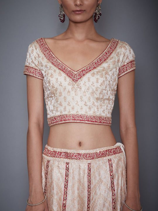 RI-Ritu-Kumar-Red-And-Off-White-Embroidered-Lehenga-With-Dupatta-Closeup