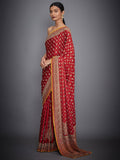 RI-Ritu-Kumar-Red-And-Saffron-Embroidered-Saree-With-Unstitched-Blouse-Side-View1RI-Ritu-Kumar-Red-And-Saffron-Embroidered-Saree-With-Unstitched-Blouse-Side-View