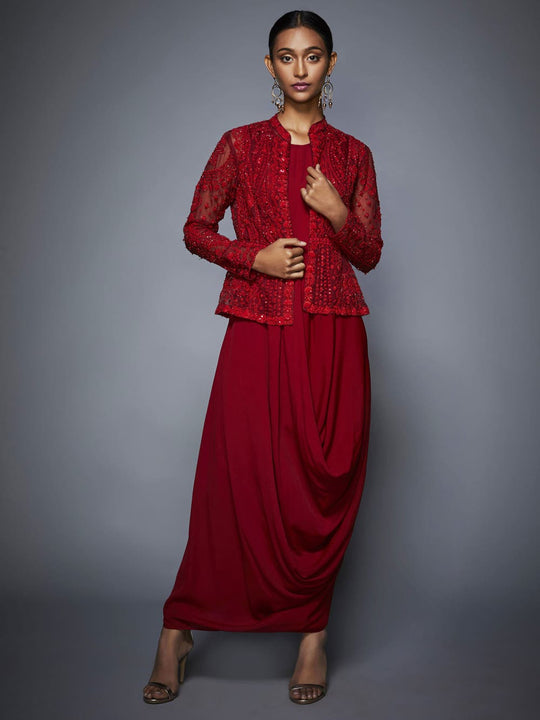 Beautiful Stylish Red Cotton Designer Western Dress for Girl. | Western  dresses for girl, Nice red dress, Sleeveless dress summer