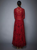 RI-Ritu-Kumar-Red-Embroidered-Ensemble-Back