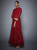 RI-Ritu-Kumar-Red-Embroidered-Ensemble-Side-View1