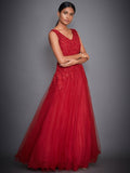 RI-Ritu-Kumar-Red-Embroidered-Gown-Side-View2