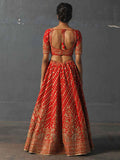 RI-Ritu-Kumar-Red-Embroidered-Lehenga-Set-Back
