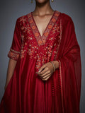 RI-Ritu-Kumar-Red-Embroidered-Suit-Set-Closeup