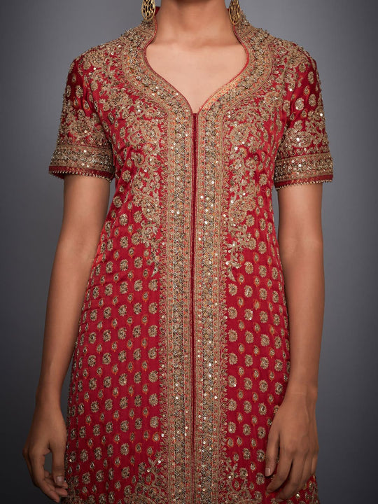 RI-Ritu-Kumar-Red-Embroidered-Suit-Set-Closeup