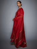RI-Ritu-Kumar-Red-Embroidered-Suit-Set-Side-View1