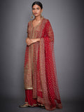 RI-Ritu-Kumar-Red-Embroidered-Suit-Set-Side-View1