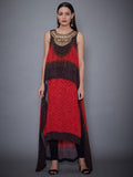 RI-Ritu-Kumar-Red-and-Black-Embroidered-Ensemble-Complete-View