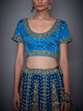 RI-Ritu-Kumar-Royal-Blue-And-Turquoise-Embroidered-Lehanga-Set-Closeup