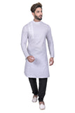 Designer White Tailored Cotton Indian Indo Western Indian Sherwani for Men