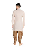 Baby Peach Color Indian Wedding Indo-Western Sherwani for Men -RK1203