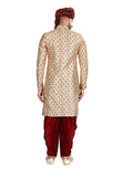 Seductive Maroon Silk Indian Wedding Sherwani For Men