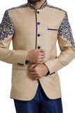 Royal Apricot Traditional Indian Jodhpuri Suit Sherwani For Men - RK3065SNT