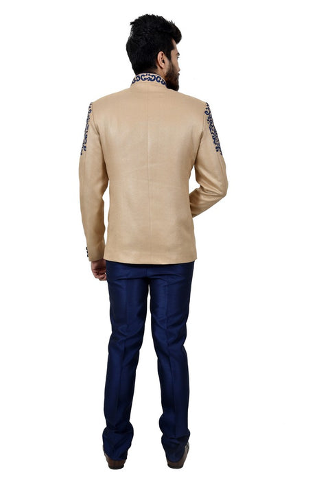 Royal Apricot Traditional Indian Jodhpuri Suit Sherwani For Men - RK3065SNT