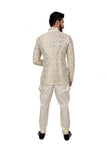 Royal Ivory Cream Jodhpuri Indian Traditional Suit Set For Men - RK3072SNT