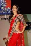 Trendy Red Bridesmaid Saris