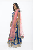 Radiant Sapphire Heavy Bridal Lehenga Choli L1501