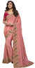 Elegant Embroidered Pink Pre-Pleated Ready-Made Sari-SHL-7213