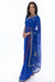 Glamorous Royal Blue Princess Ready-Made Pre-Pleated Sari-SNT10171