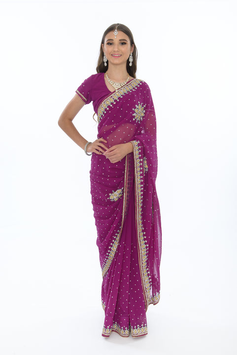 Stunning Show-Stopper Partywear Sari
