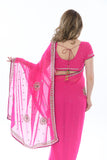 Fabulous Hot Pink Partwear Sari
