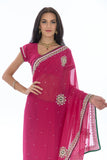 Radiant Raspberry Partwear Sari