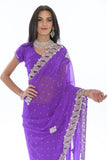 Lovely Lavendar Partywear Sari